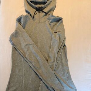 Nike Pro Dri-FIT Gray Hoodie